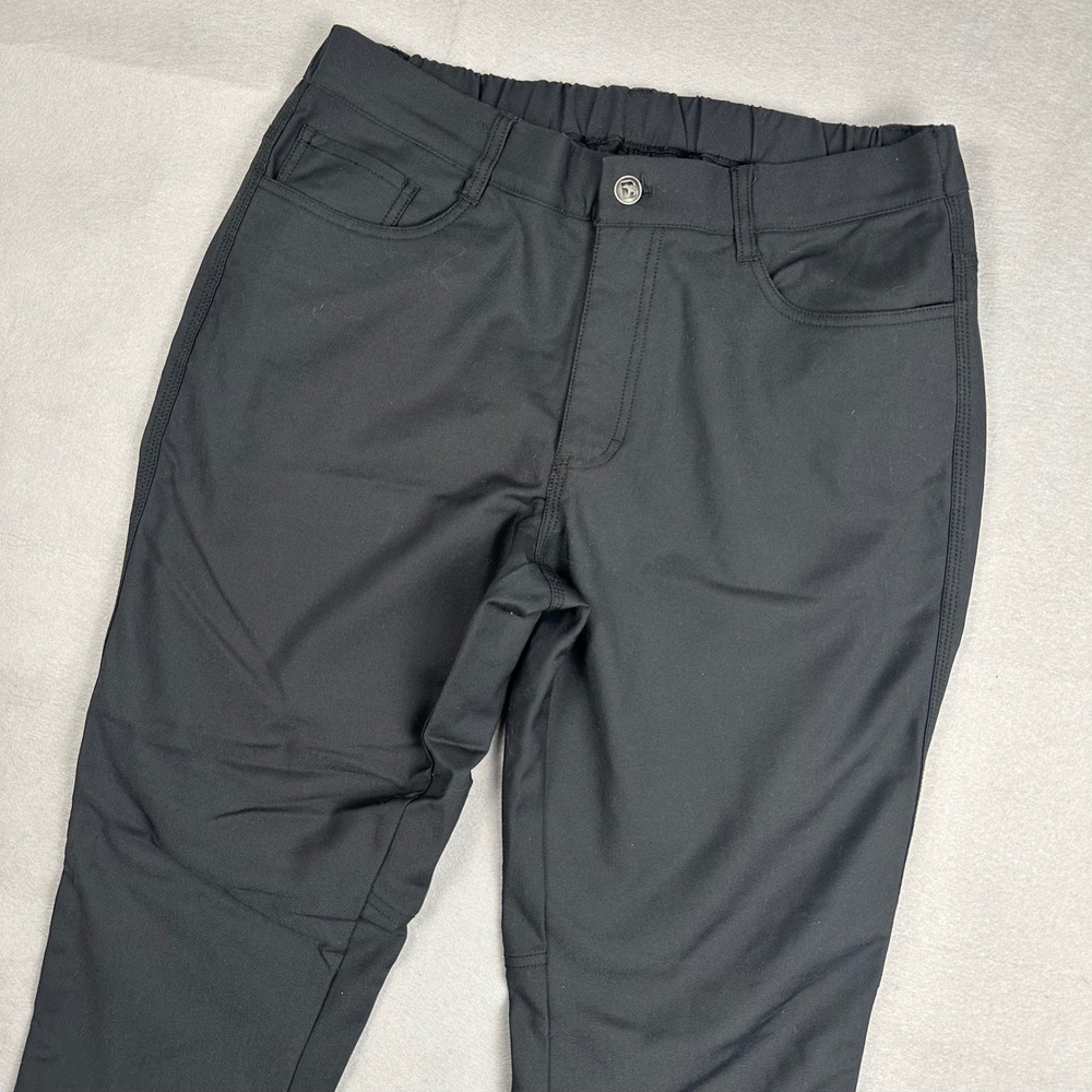 Bearbottom Clothing Mens Black Stretch Utility Pants Size Large 30" Inseam L-30